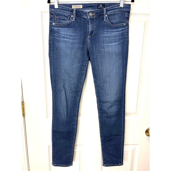 AG Adriano Goldschmied Jeans Super Skinny Dark Wash 28 / 6 Capsule Staple - Picture 1 of 6